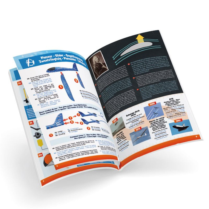 Latająca Nauka 12 elementów Buki 2173 latające zabawki