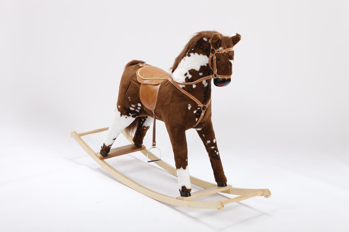 Mega koń na biegunach Remi, zabawka dla sześciolatka