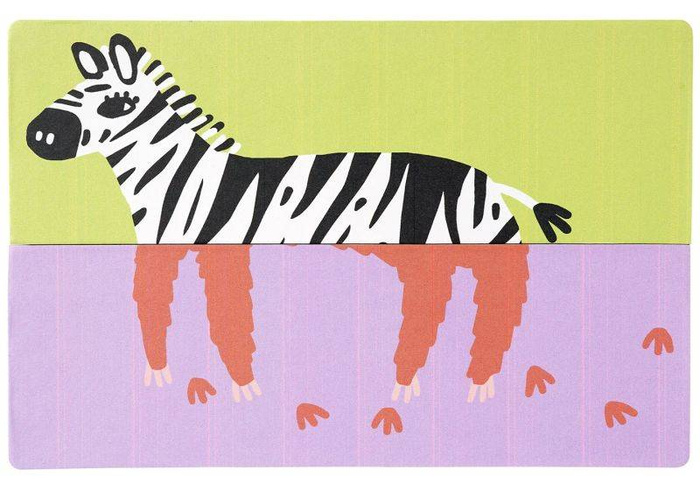 Gra memo i układanka Łapy i Pazury 160240-Manhattan Toy, zabawki rozwojowe