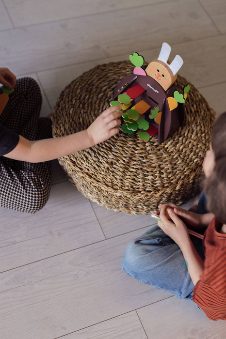 Rodzinna drewniana gra strategiczna Magiczna Marchewka Janod J02473