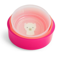 Zestaw misek z pokrywką 3 szt. Zoo Lama 9I238510-Skip Hop, pojemniki na jedzenia