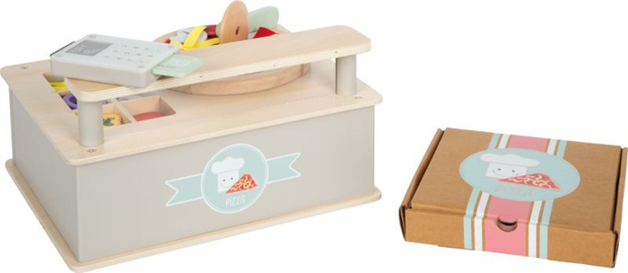 Duży zestaw kuchenny dla dzieci do robienia pizzy z piecykiem Small Foot 12696