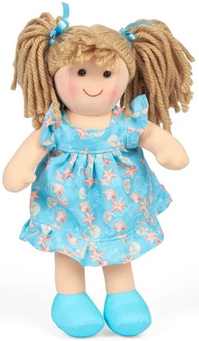 Szmaciana laleczka dla dzieci Misia 25 cm Bigjigs BJD067