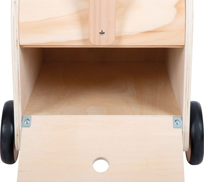 Drewniana skrzynia na zabawki jeździk dla dzieci Zebra Small Foot 12425