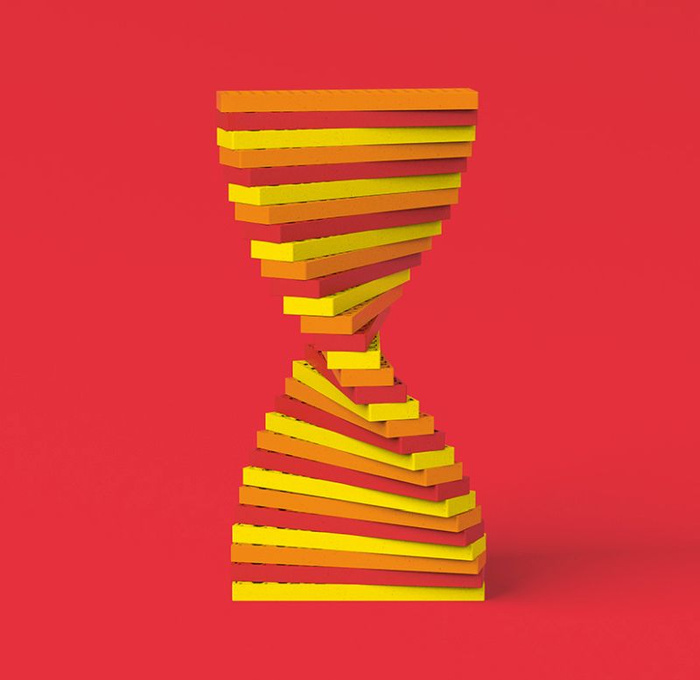 Kreatywne klocki konstrukcyjne Rdzawy Robot Mini Box Bioblo 40 elementów