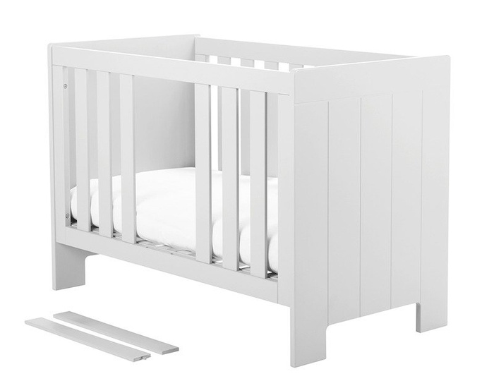 Białe Łóżeczko 120x60 Pinio Calmo