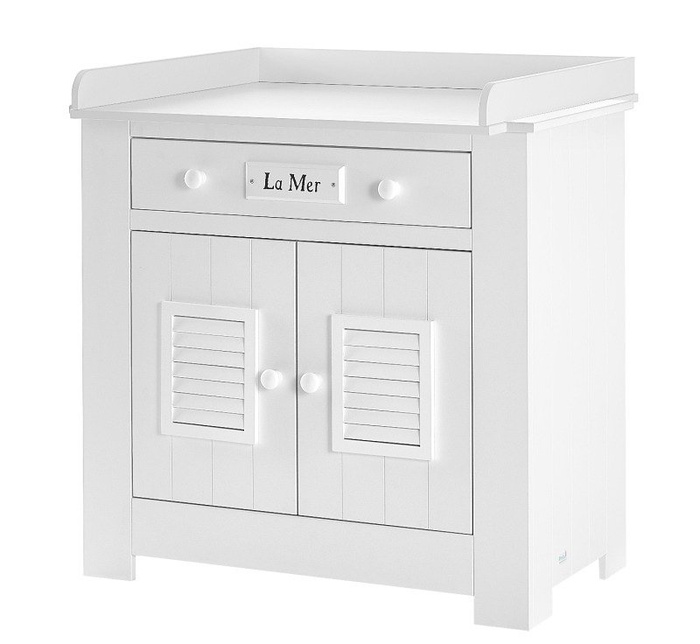 Biała nakładka do przewijania Pinio Marsylia MDF