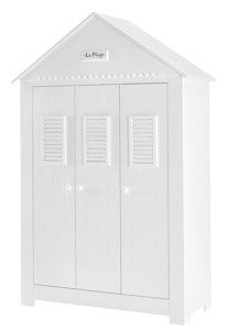 Biała szafa 3 drzwiowa Pinio Marsylia MDF