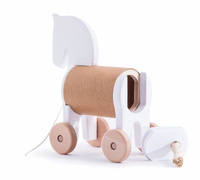 Mobilna skrytka Koń 22950W-Bajo, zabawki do ciągnięcia