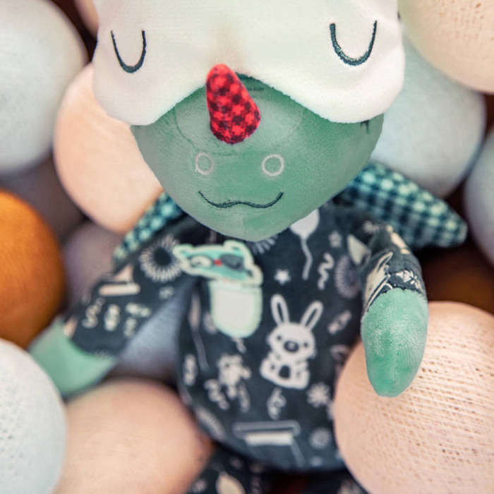 Przytulanka do spania świecąca w ciemności Smok Joe 32cm 83447 Lilliputiens