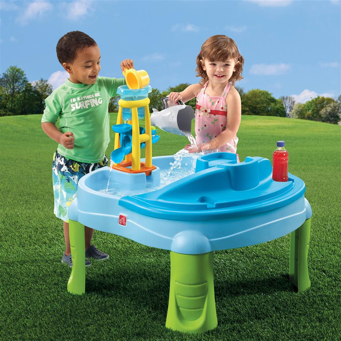 Wielofunkcyjny Stół wodny z piaskownicą 2w1 Step2 7267 do sensorycznej zabawy na świeżym powietrzu