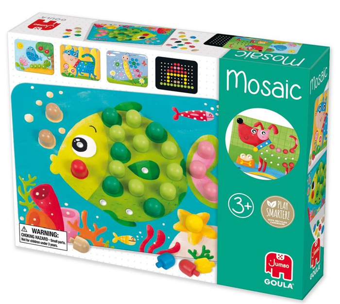 Układanka dla dzieci drewniana Mozaika Goula 53136