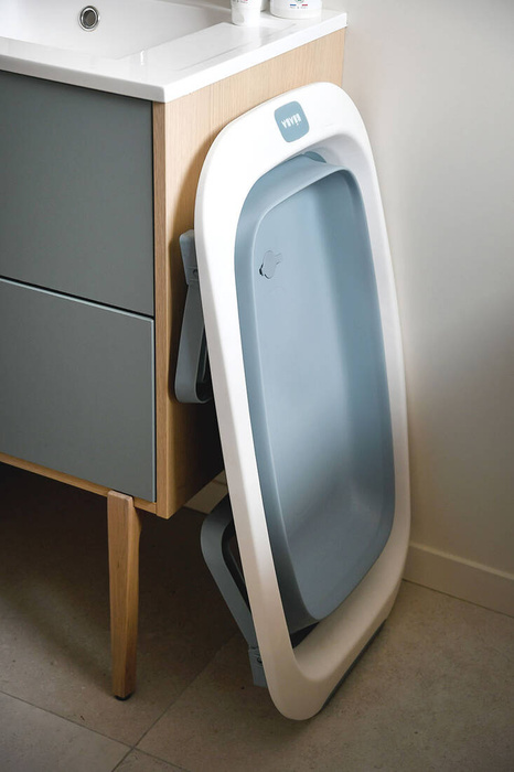 Składana wanienka dla dziecka Eazy Pop Camélé'O Bleu baltique Beaba 920403