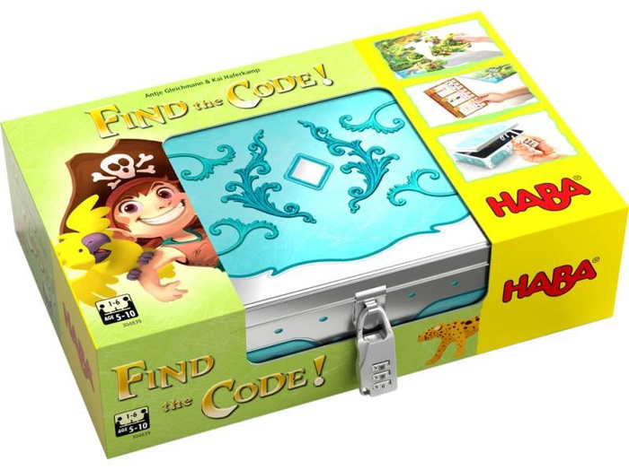 Gra dla dzieci Znajdź Kod Piracka wyspa 304839-Haba, zabawy edukacyjne