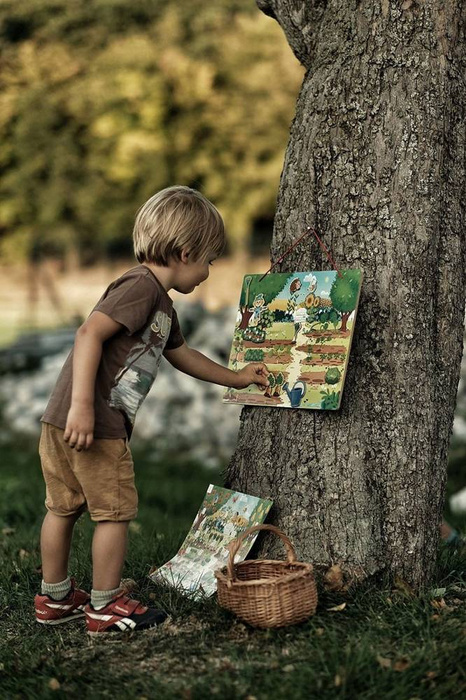 Magnetyczna układanka Mój magiczny ogród 3-6 lat, Janod J05463