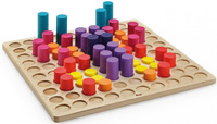 Gra edukacyjna Teoria mnogości kolorowe Cylindry dla dzieci 5+ do nauki matematyki