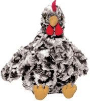 Maskotka dla dziecka czarno-biały kurczak Menley Manhattan Toy 155370