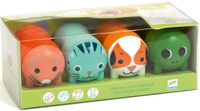 Stempelki dla maluchów Zwierzęta ogrodowe Djeco DJ09009 stemple piankowe dla dzieci