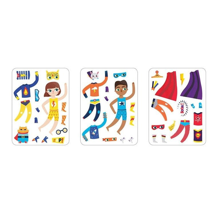 Kreatywna układanka magnetyczna Super dzieciaki 40 el MP61089-Mudpuppy, zestawy kreatywne