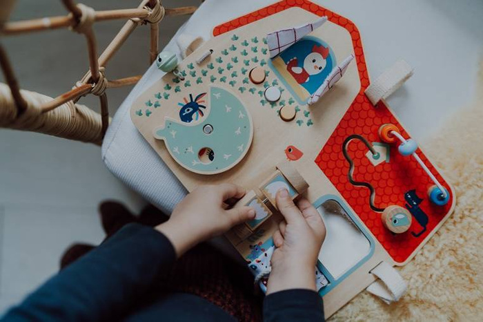 Tablica manipulacyjna z drewna Farma 83179-Lilliputiens