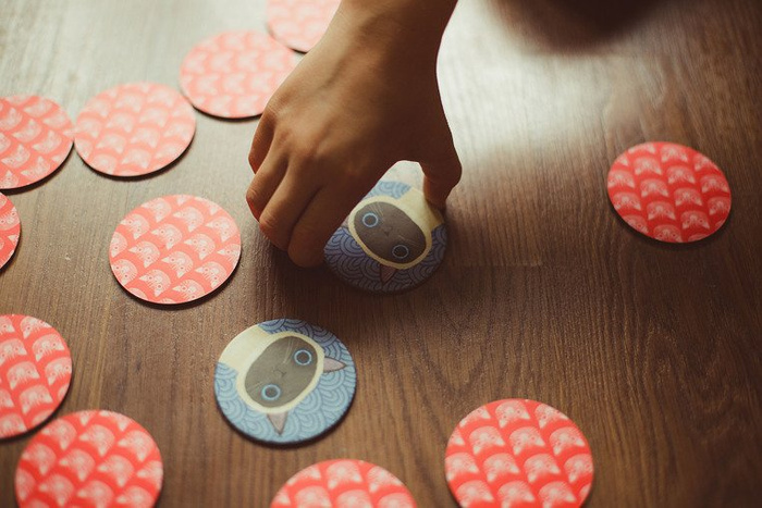 Mini Memo Wesołe kociaki MP55750-Mudpuppy, gry pamięciowe dla dzieci