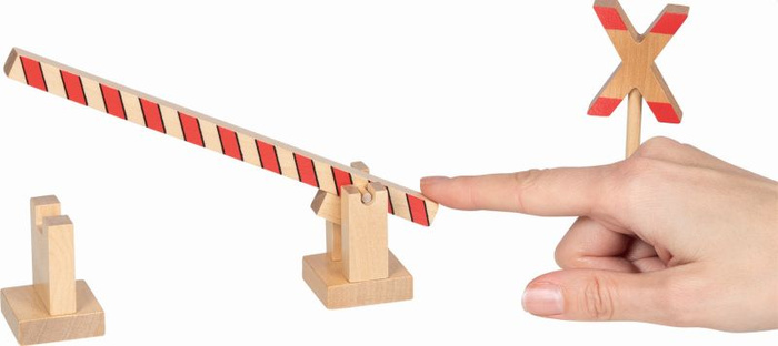 Zestaw znaków drogowych 21 el Policjant Ole Goki 53773 zabawki drewniane dla dzieci