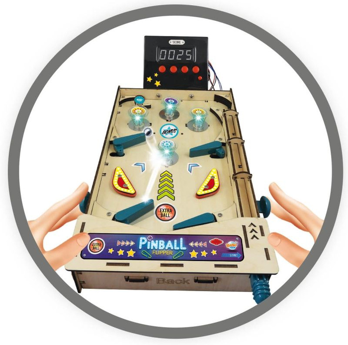 Automat do gry w pinball zrób to sam Buki 2168 światło dźwięk