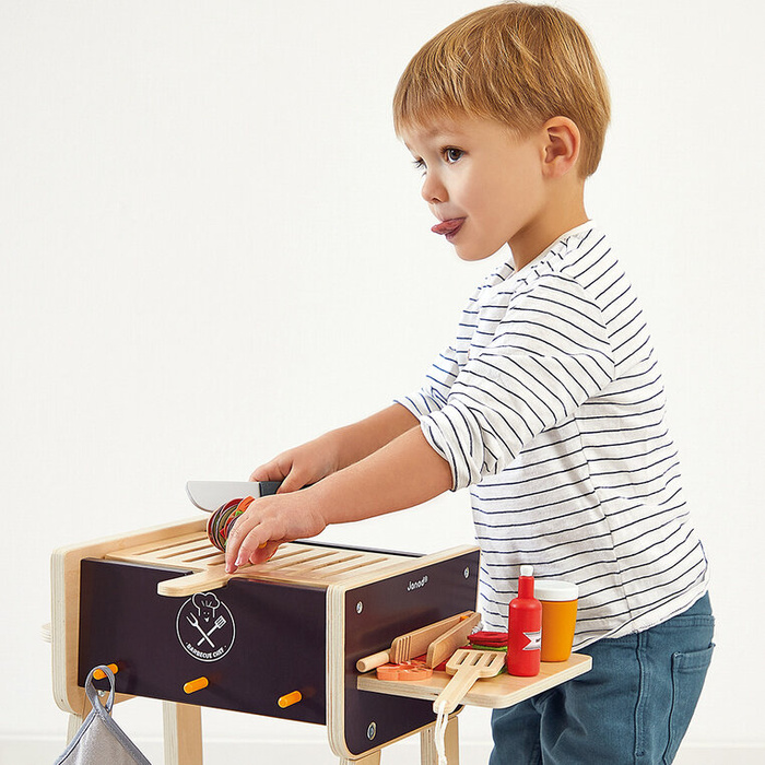 Duży drewniany grill z akcesoriami J06619 Janod