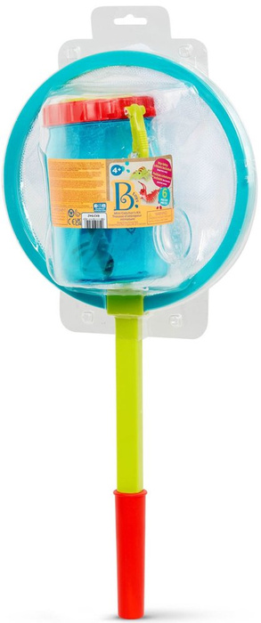 Niezbędnik małego obserwatora przyrody pojemnik z minilupą i siatką na owady Mały odkrywca B.Toys BX2194Z