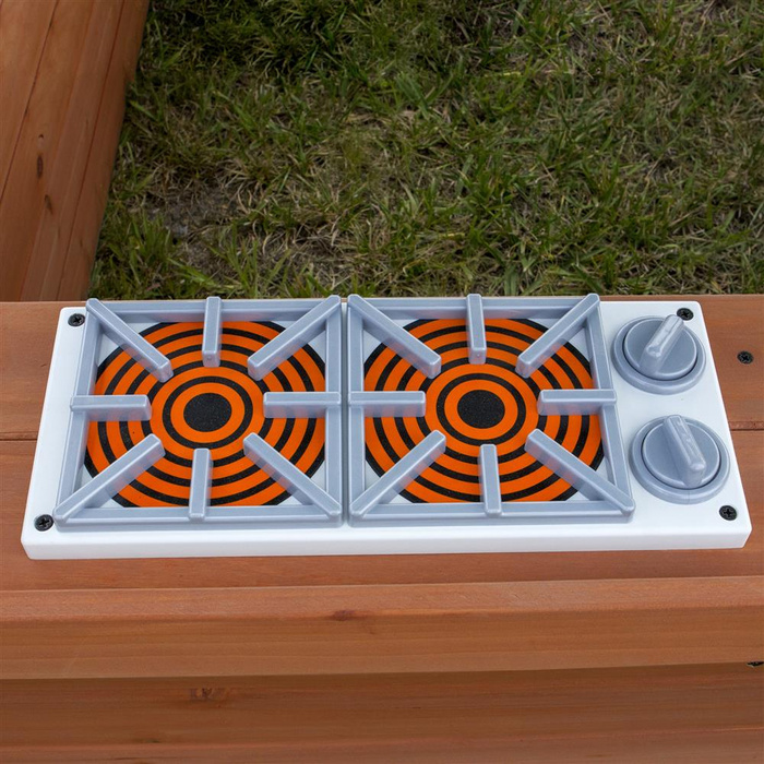 Drewniany Domek Ogrodowy Timberlake Backyard Discovery B0065314 Step2 z kuchnią okienkiem serwisowym i telefonem