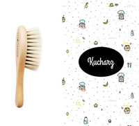 Szczotka z koziego włosia Kucharz LL1239-Lullalove, wyprawka dla niemowlaka