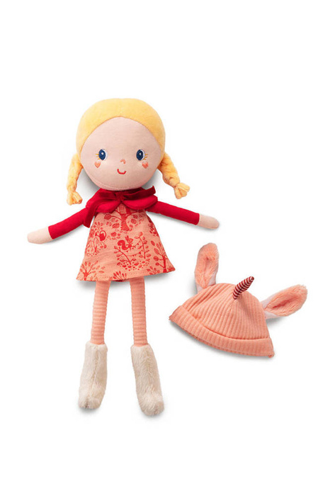 Lalka przytulanka Lena 30 cm ozdobne pudełko w leśny wzór 83382 Lilliputiens