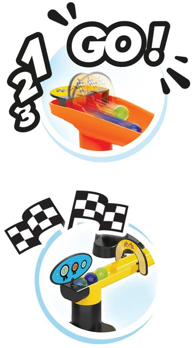 Kulodrom z kulkami dla dzieci WYŚCIG PM858-Buki, zabawki konstrukcyjne