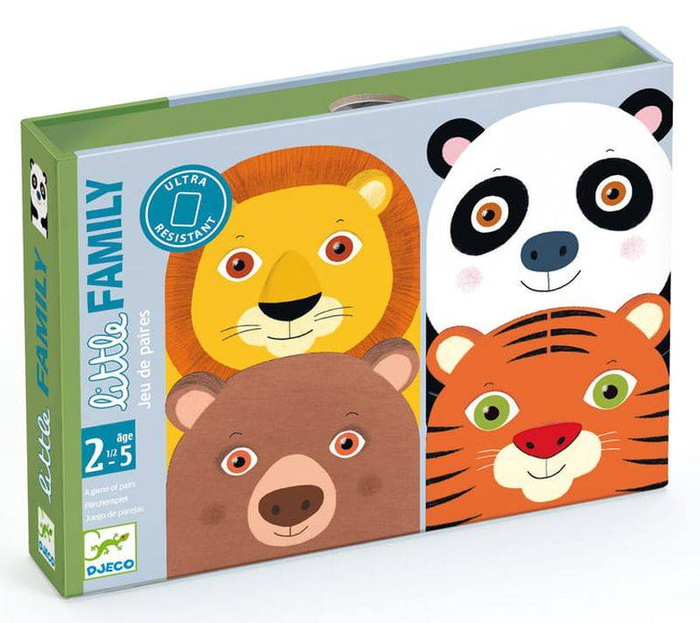 Gra karciana dla maluchów Little Family DJ05062-Djeco, gry dla najmłodszych