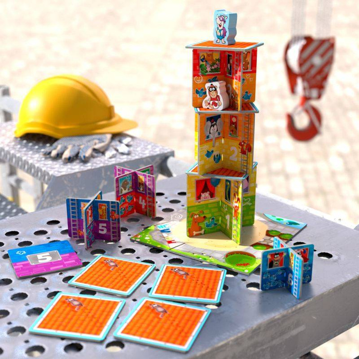 Moja Pierwsza Gra Rhino Hero Junior HB306193-Haba, gry zręcznościowe