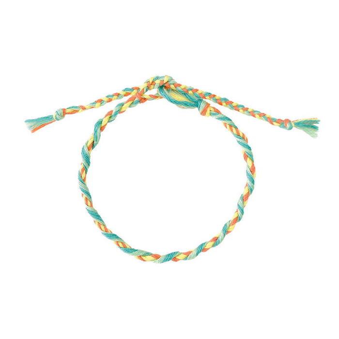 Zestaw kreatywny do tworzenia biżuterii Tęczowe bransoletki 30 szt. J09134 Janod