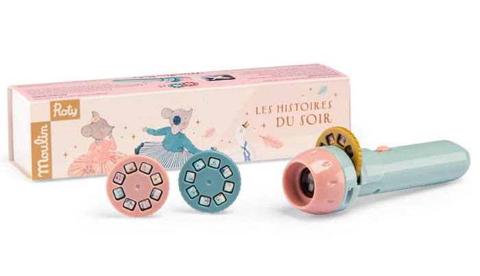 Latarka projektor Mała szkoła tańca Moulin Roty 667362 zabawy w teatrzyk