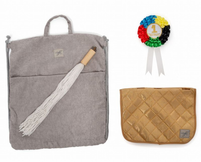 Hobby Horse Koń na kiju olimpijski OL-GA do skoków Astrup 84346 zestaw limitowany