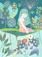 Wydrapywanka Zaczarowany staw  DJ09716-Djeco, zestaw artystyczny dla dzieci