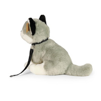 Pluszowy piesek Husky na smyczy 28 cm Rappa 231078