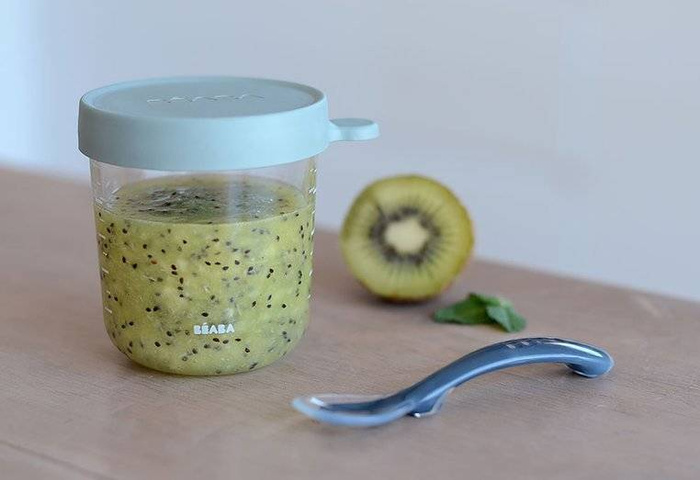 Beaba Łyżeczka silikonowa 8m+ blue 913426