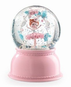 Przezroczysta śnieżna kula dla dzieci z baletnicą Djeco