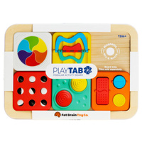 Drewniana baza modułowej tablicy sensorycznej 6w1 Play Tab Fat Brain Toy FA488-2