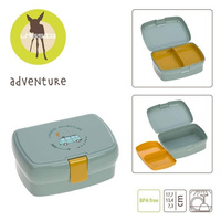 Lunchbox z wkładką Adventure Bus 121003646- Lassig, pudełka śniadaniowe dla dzieci NOWA KOLEKCJA