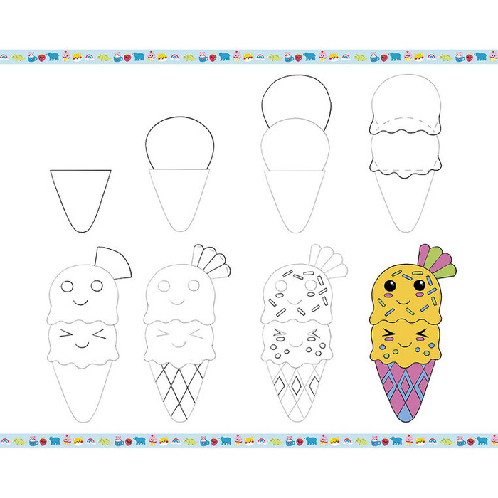 Zestaw kreatywny Rysowanie krok po kroku z brokatowymi markerami 20 rysunków i kolorowanek Janod J09157