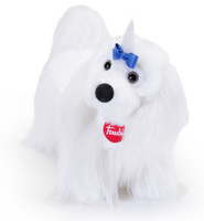 Pluszowa maskotka pies Maltańczyk M Trudi 22346 Przytulanki dla niemowląt i dzieci