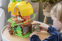 Tropikalny domek Klorofil 700220F przenośny domek z mebelkami i figurką małpki