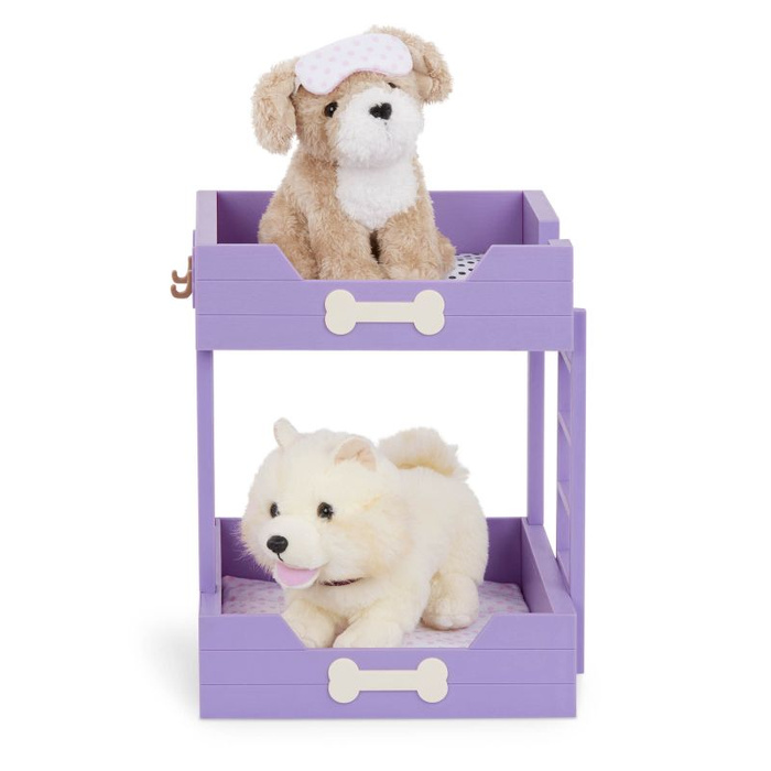 Łóżko piętrowe z pieskiem i akcesoriami Pup Bunks Our Generation BD35350Z