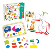 Układanka magnetyczna dla dzieci Kształty Goula 53155