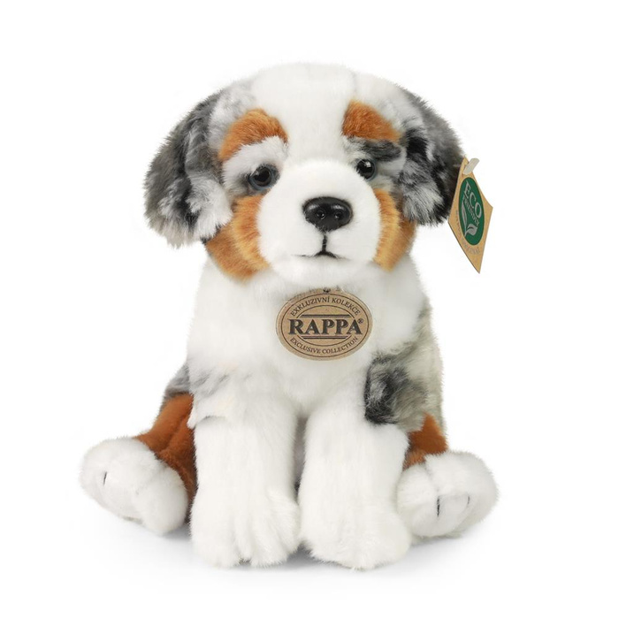 Pluszowy Owczarek Australijski 23 cm Rappa 240124 realistyczna miękka Maskotka dla dzieci